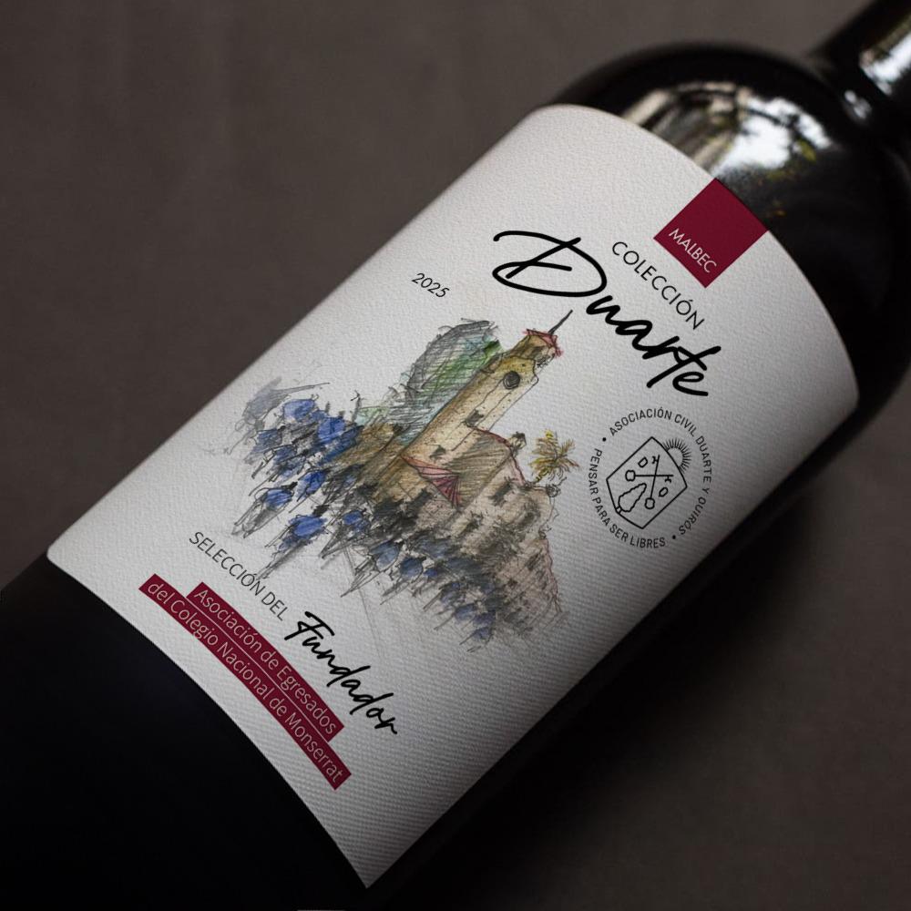 Vino Malbec — frente