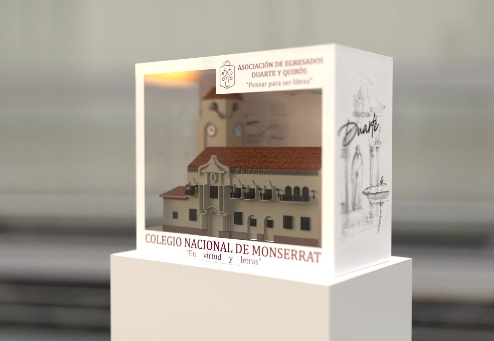Maqueta Colegio Nacional de Monserrat.